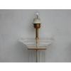1970′ Paire de Lampes en Altuglas Décor Colonnes