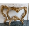 Console 4 pieds style L XV du 19ème siècle | Biron Console 4 pieds style L XV du 19ème siècle