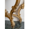 Console 4 pieds style L XV du 19ème siècle | Biron Console 4 pieds style L XV du 19ème siècle