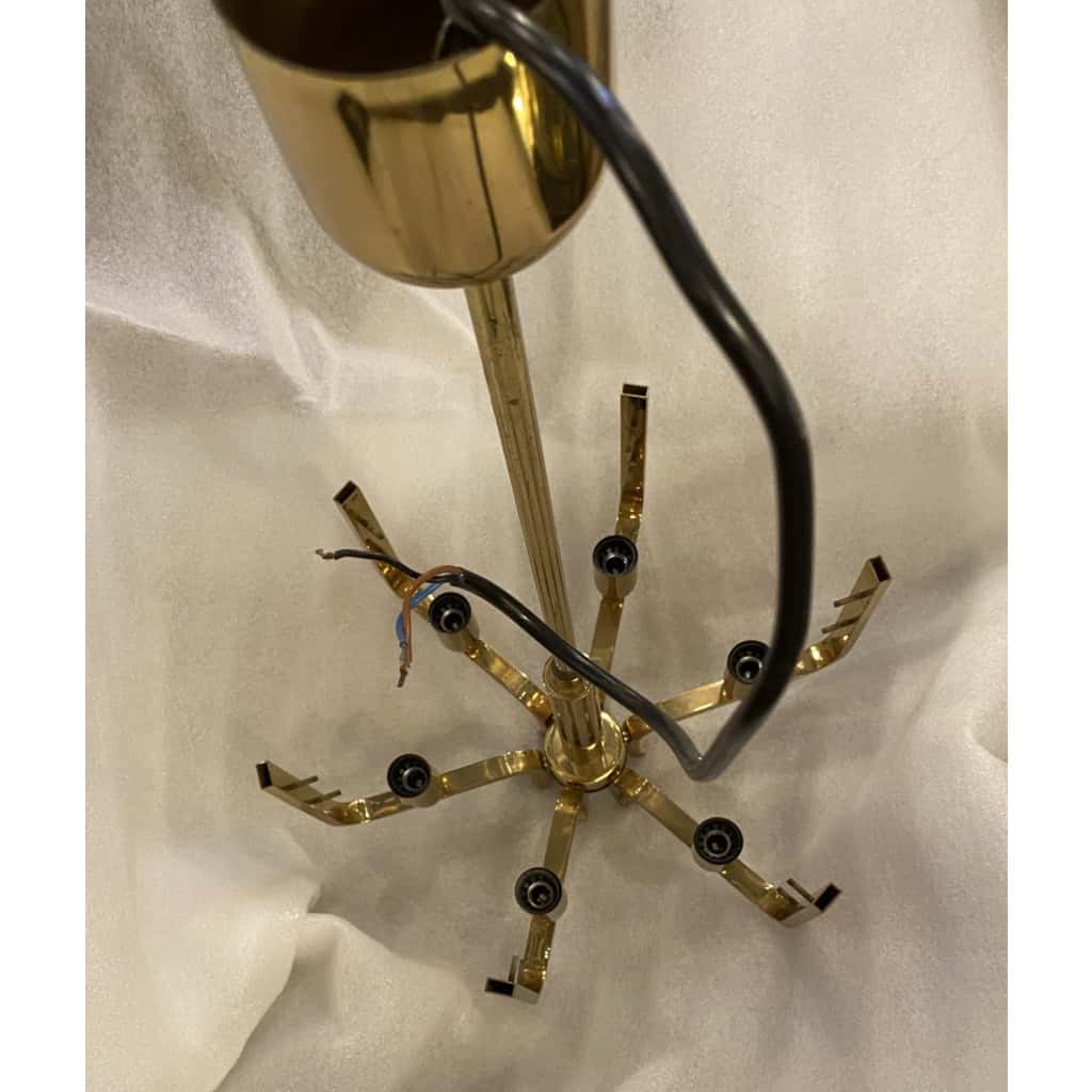 1970′ Lustre 6 Ampoules Carl Fagerlund Cristal | Biron 1970′ Lustre 6 Ampoules Carl Fagerlund Cristal