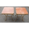 1970′ Paire de Guéridons Octogonaux Jacques Charpentier | Biron |||||||||