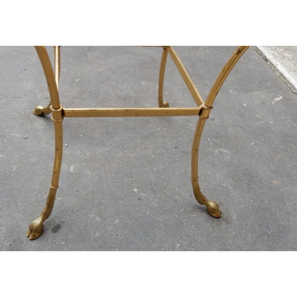 1970′ Paire de Guéridons Octogonaux Jacques Charpentier | Biron 1970′ Paire de Guéridons Octogonaux Jacques Charpentier