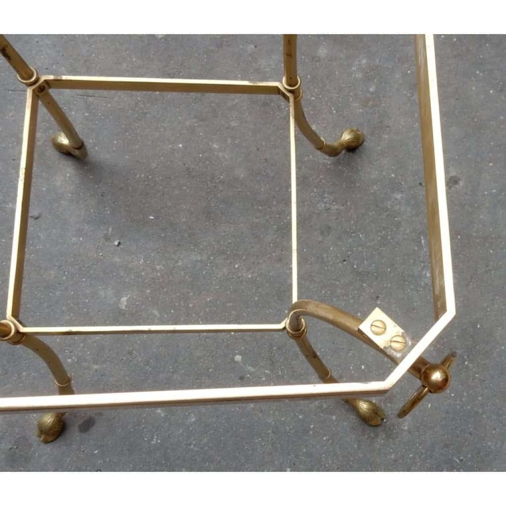 1970′ Paire de Guéridons Octogonaux Jacques Charpentier | Biron 1970′ Paire de Guéridons Octogonaux Jacques Charpentier