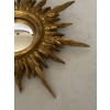 1950/70′ Miroir soleil Convexe, Bois Doré – Diamètre 50 cm | Biron 1950/70' Miroir soleil Convexe, Bois Doré – Diamètre 50 cm