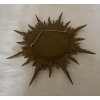 1950/70′ Miroir soleil Convexe, Bois Doré – Diamètre 50 cm | Biron 1950/70' Miroir soleil Convexe, Bois Doré – Diamètre 50 cm