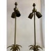 1970′ Paire De Lampes En Bronze Style Maison Charles Avec Oeuf En Bakélite Couleur Ambrée | Biron 1970′ Paire De Lampes En Bronze Style Maison Charles Avec Oeuf En Bakélite Couleur Ambrée