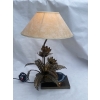1970′ Lampe Aux Nenuphars En Bronze Doré Et Agate DLG Duval Brasseur Ou Isabelle Faure | Biron ||||||||||||