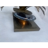 1970′ Lampe Aux Nenuphars En Bronze Doré Et Agate DLG Duval Brasseur Ou Isabelle Faure | Biron 1970′ Lampe Aux Nenuphars En Bronze Doré Et Agate DLG Duval Brasseur Ou Isabelle Faure