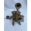 1970′ Lampe Aux Nenuphars En Bronze Doré Et Agate DLG Duval Brasseur Ou Isabelle Faure | Biron 1970′ Lampe Aux Nenuphars En Bronze Doré Et Agate DLG Duval Brasseur Ou Isabelle Faure