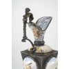 Vienna , eguiere en argent emaille h:22cm