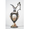 Vienna , eguiere en argent emaille h:22cm