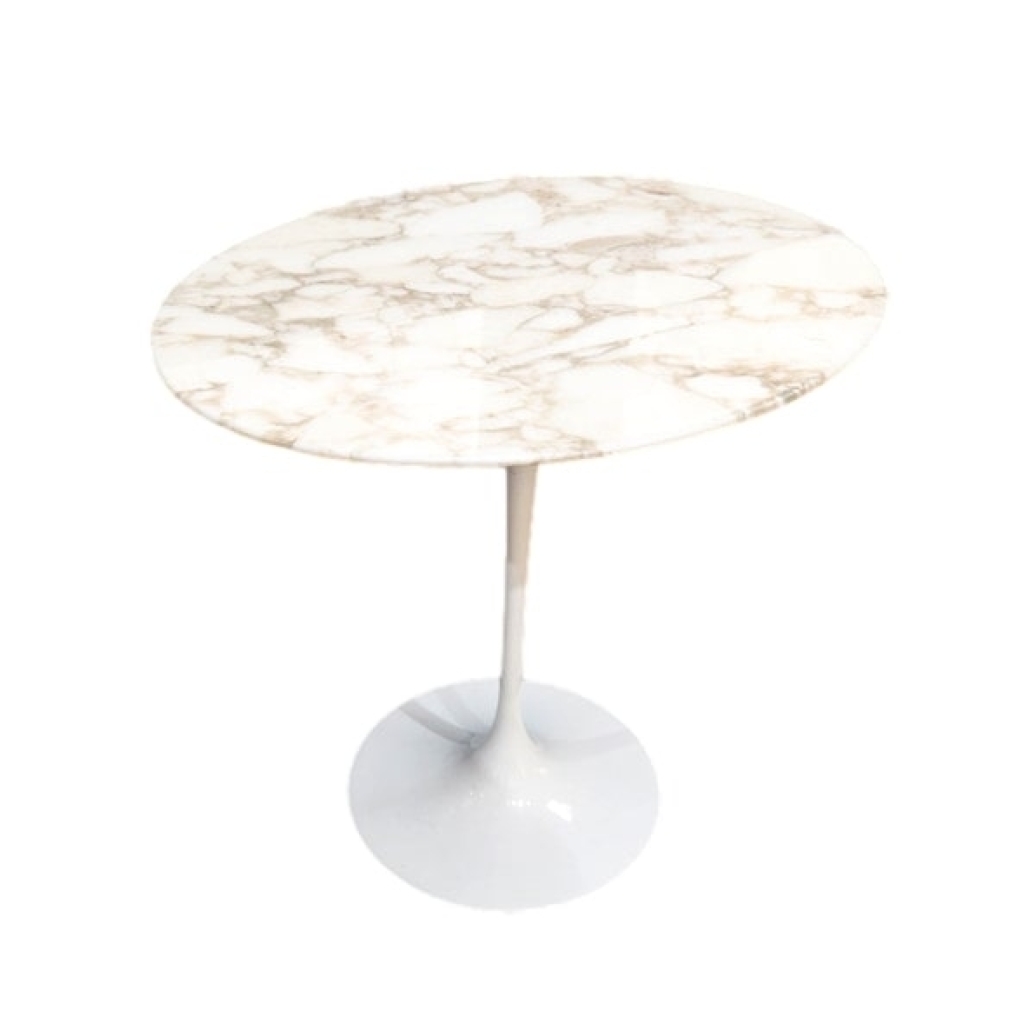 Eero SAARINEN (1910-1961), Edition Knoll : Guéridon en marbre ovale | Biron ||||||||||