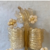1970/80′ Paire d’Appliques en Verre Ou Cristal De Murano Barovier & Toso Forme Papillon | Biron 1970/80′ Paire d’Appliques en Verre Ou Cristal De Murano Barovier & Toso Forme Papillon