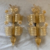 1970/80′ Paire d’Appliques en Verre Ou Cristal De Murano Barovier & Toso Forme Papillon | Biron 1970/80′ Paire d’Appliques en Verre Ou Cristal De Murano Barovier & Toso Forme Papillon