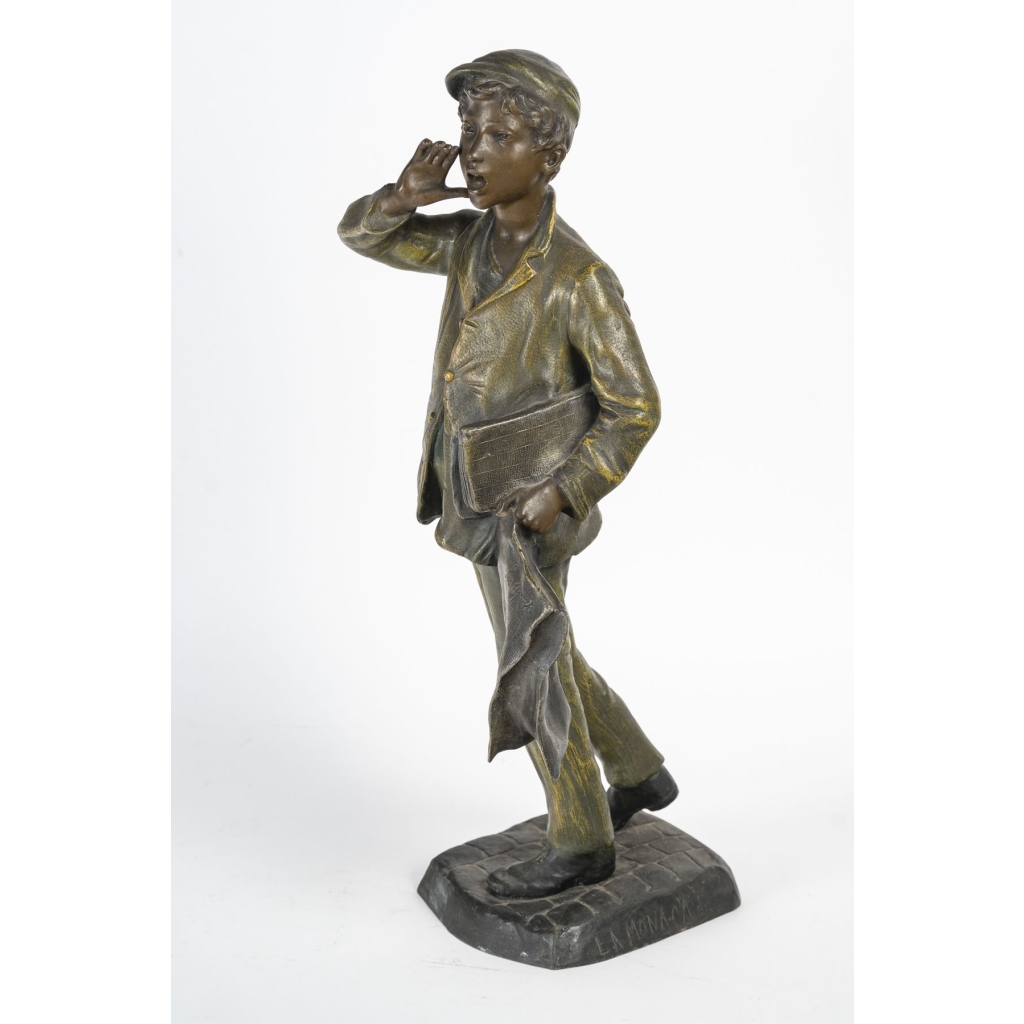 Sculpture en régule représentant un Pouliot, circa 1900-1920 | Biron Sculpture en régule représentant un Pouliot, circa 1900-1920