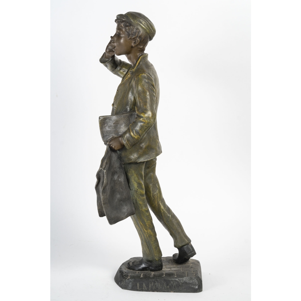 Sculpture en régule représentant un Pouliot, circa 1900-1920 | Biron Sculpture en régule représentant un Pouliot, circa 1900-1920
