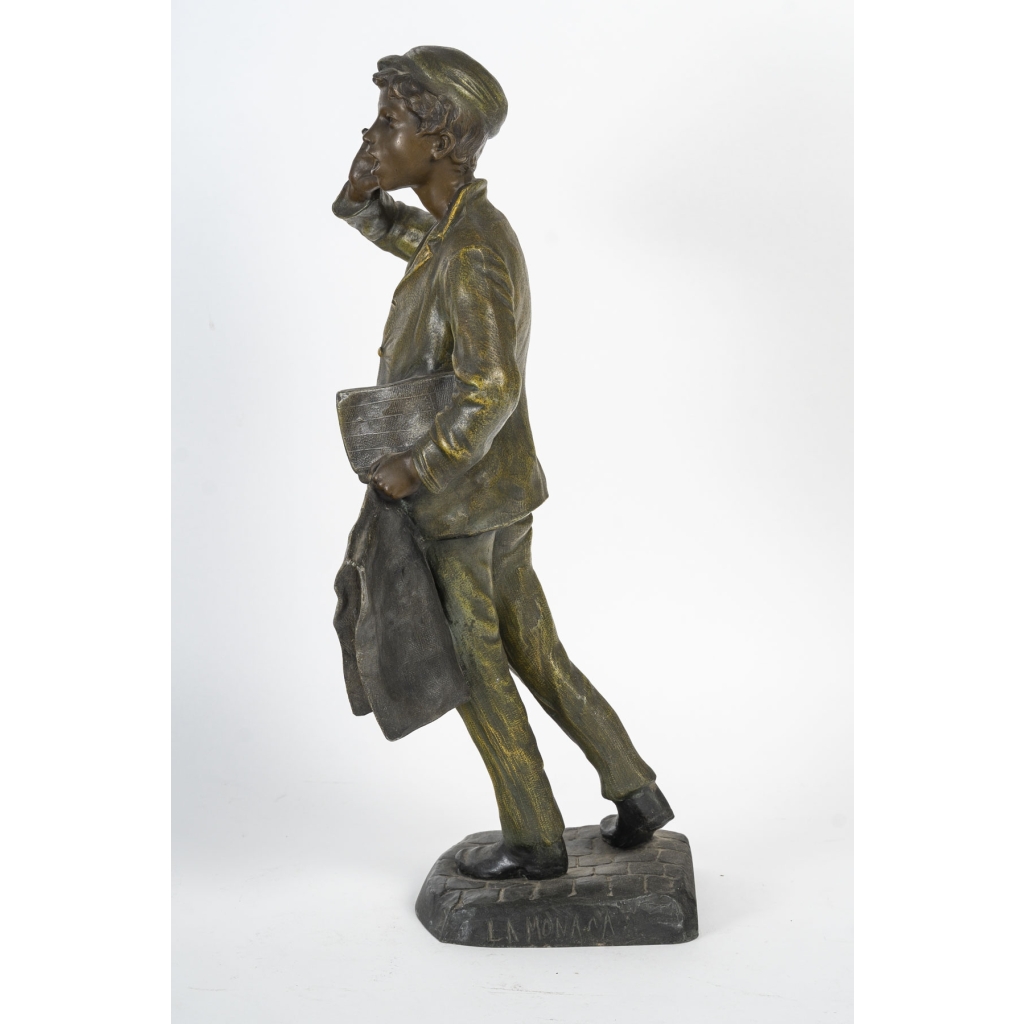 Sculpture en régule représentant un Pouliot, circa 1900-1920 | Biron Sculpture en régule représentant un Pouliot, circa 1900-1920