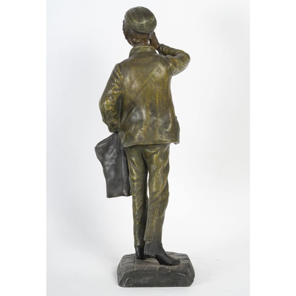 Sculpture en régule représentant un Pouliot, circa 1900-1920 | Biron Sculpture en régule représentant un Pouliot, circa 1900-1920