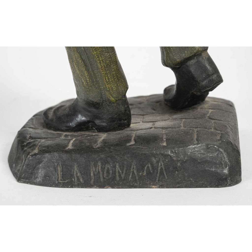 Sculpture en régule représentant un Pouliot, circa 1900-1920 | Biron Sculpture en régule représentant un Pouliot, circa 1900-1920