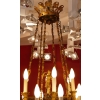 Important lustre Empire 18 lumières en bronze ciselé et doré. Travail du début 19ème siècle d’époque Empire | Biron Important lustre Empire 18 lumières en bronze ciselé et doré. Travail du début 19ème siècle d'époque Empire