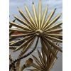 1970′ Lampadaire Palmier Yuka en Laiton Et fer Patiné Maison Jansen 3 Têtes Style Brutaliste | Biron 1970′ Lampadaire Palmier Yuka en Laiton Et fer Patiné Maison Jansen 3 Têtes Style Brutaliste