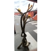 1970′ Lampadaire Palmier Yuka en Laiton Et fer Patiné Maison Jansen 3 Têtes Style Brutaliste | Biron 1970′ Lampadaire Palmier Yuka en Laiton Et fer Patiné Maison Jansen 3 Têtes Style Brutaliste