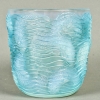 Vase « Dauphins » verre opalescent patiné bleu de René LALIQUE | Biron Vase « Dauphins » verre opalescent patiné bleu de René LALIQUE