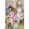 Grande Paire de Plaques Orientalistes en Porcelaine Polychrome Napoléon III | Biron Grande Paire de Plaques Orientalistes en Porcelaine Polychrome Napoléon III