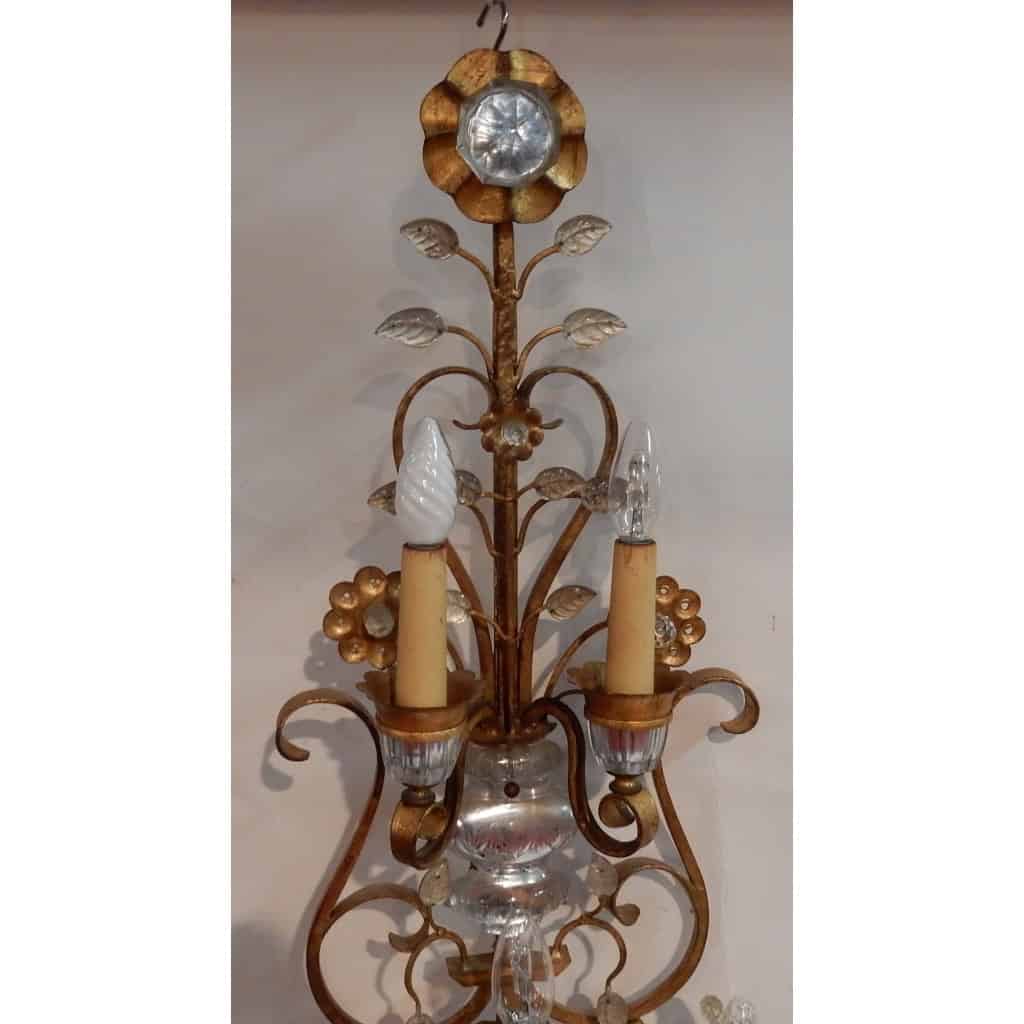 1970′ Applique Style Maison Baguès Ou Banci 5 Lampes | Biron 1970′ Applique Style Maison Baguès Ou Banci 5 Lampes