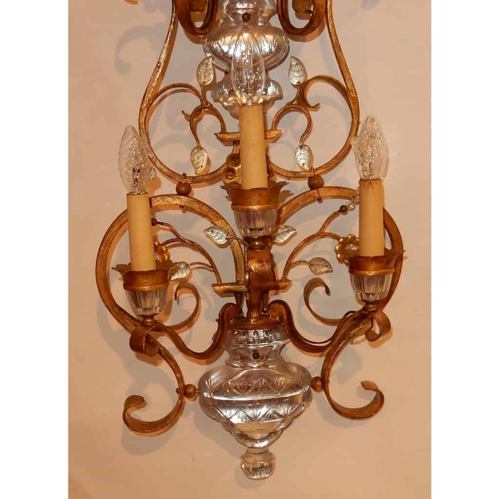 1970′ Applique Style Maison Baguès Ou Banci 5 Lampes | Biron 1970′ Applique Style Maison Baguès Ou Banci 5 Lampes