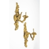 Paire d’appliques bronze style Régence | Biron Paire d’appliques bronze style Régence