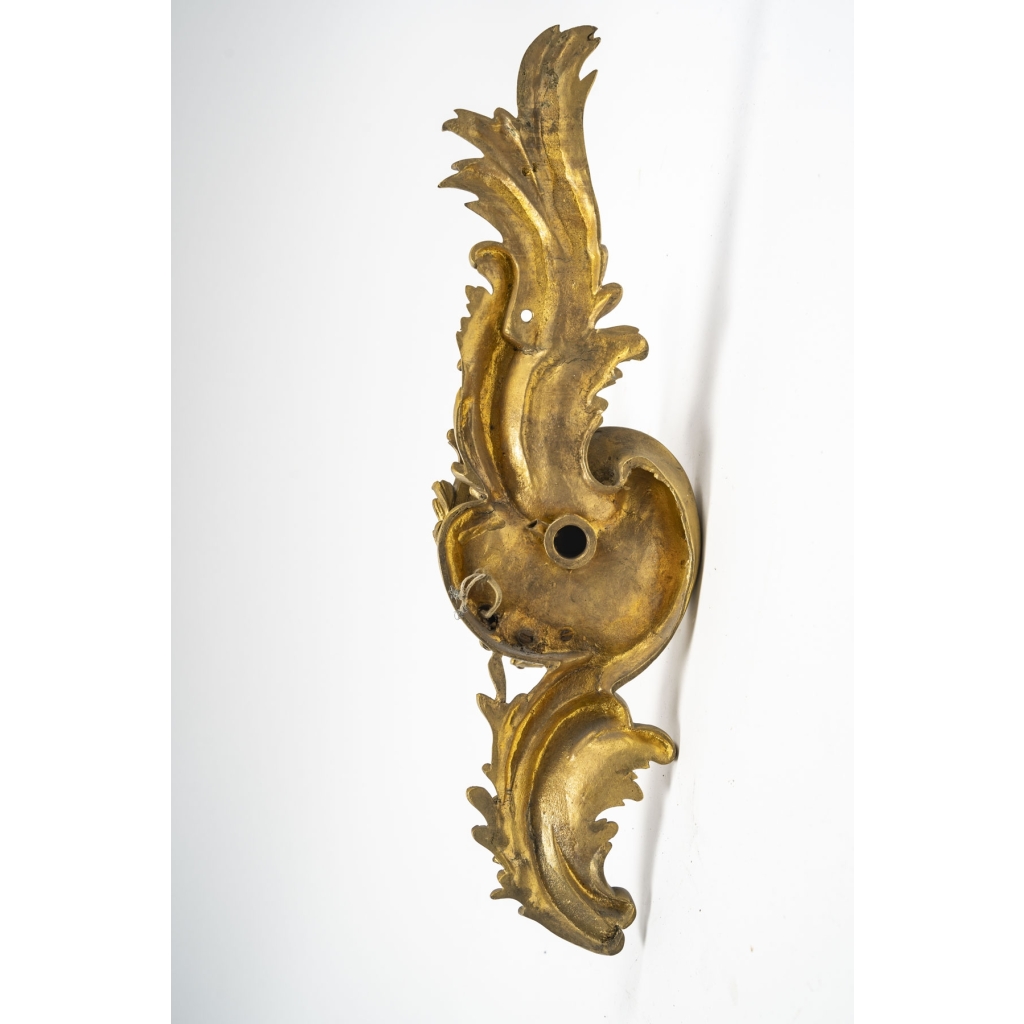 Paire d’appliques bronze style Régence | Biron Paire d’appliques bronze style Régence