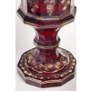 Bohemian pair de goblet émaillé en or et argent | Biron Bohemian pair de goblet émaillé en or et argent