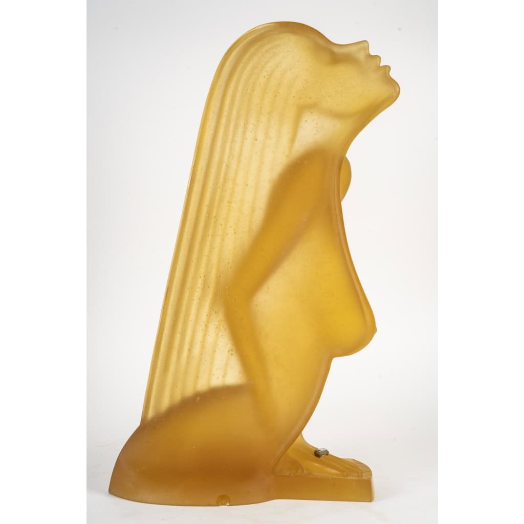 Édition limitée, Daum France par l’artiste American Dan Dailey sculpture en pate de verre h:70cm | Biron Édition limitée, Daum France par l’artiste American Dan Dailey sculpture en pate de verre h:70cm