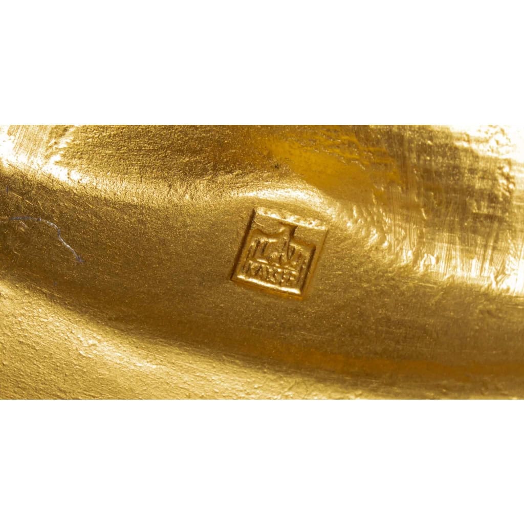 1900′ Paire de Lampes Forme Amphore Bronze Double Patine Époque Art Nouveau Jugenstil Décor Aux Puttis Signées Kayser | Biron 1900′ Paire de Lampes Forme Amphore Bronze Double Patine Époque Art Nouveau Jugenstil Décor Aux Puttis Signées Kayser