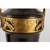 1900′ Paire de Lampes Forme Amphore Bronze Double Patine Époque Art Nouveau Jugenstil Décor Aux Puttis Signées Kayser | Biron 1900′ Paire de Lampes Forme Amphore Bronze Double Patine Époque Art Nouveau Jugenstil Décor Aux Puttis Signées Kayser