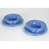 Opaline pair de coupe émaillé | Biron Opaline pair de coupe émaillé
