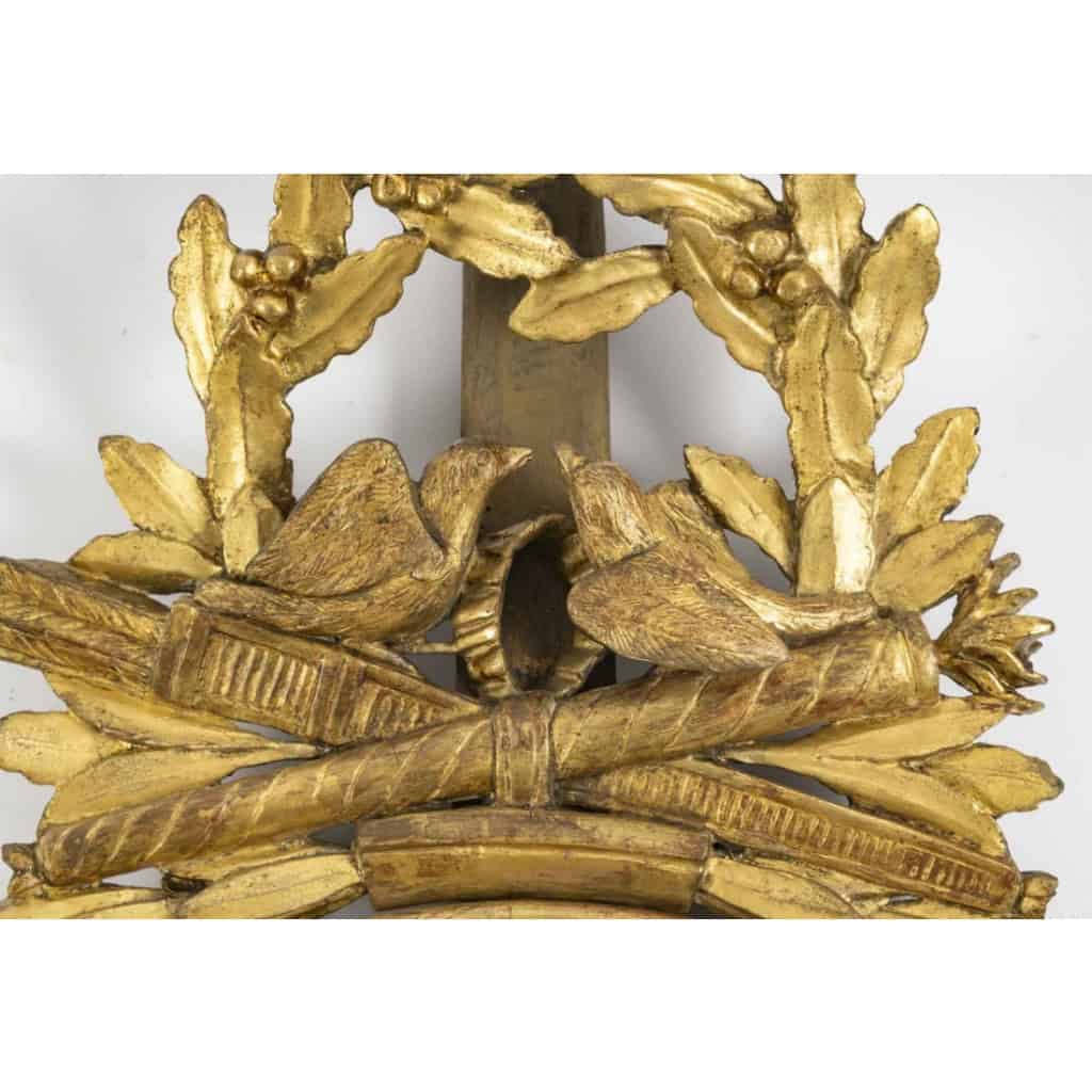 Baromètre – thermomètre d’époque Louis XVI (1774 – 1793). | Biron Baromètre - thermomètre d'époque Louis XVI (1774 - 1793).