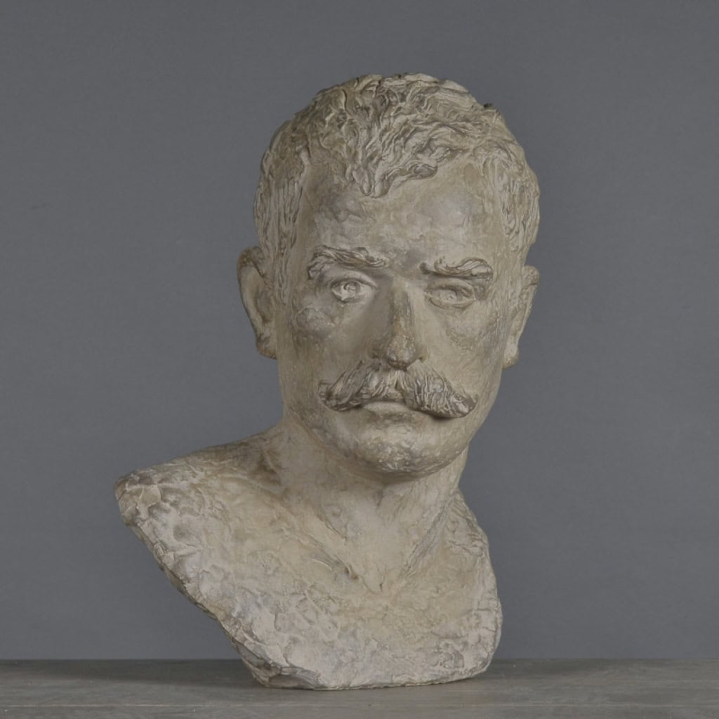 Sculpture d’un Buste d’Homme en Terre cuite de style Napoléon III, XXème Siècle. | Biron ||||||