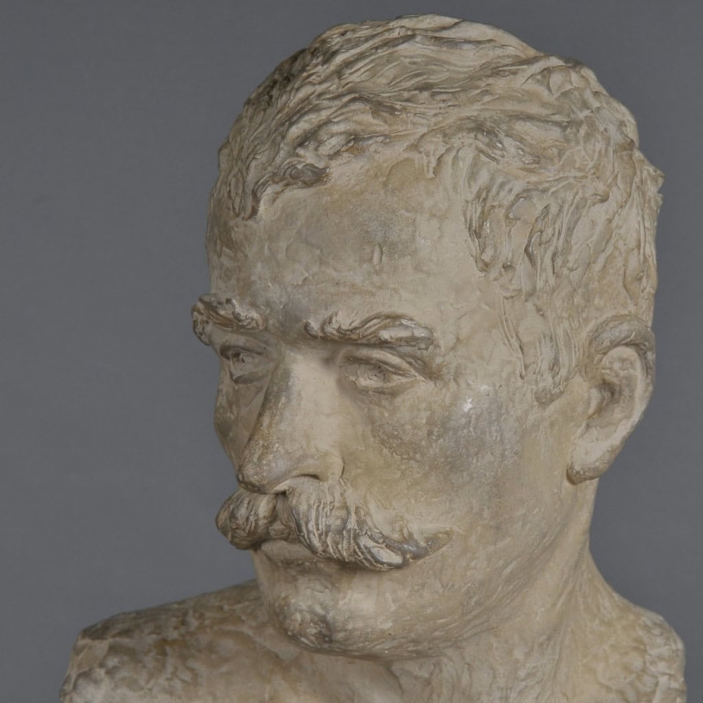 Sculpture d’un Buste d’Homme en Terre cuite de style Napoléon III, XXème Siècle. | Biron Sculpture d’un Buste d’Homme en Terre cuite de style Napoléon III, XXème Siècle.