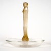  Cendrier Baguier « Clos Sainte Odile » verre blanc patiné sépia de René LALIQUE | Biron   Cendrier Baguier "Clos Sainte Odile" verre blanc patiné sépia de René LALIQUE