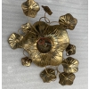 1970′ Applique Ou Plafonnier Au Feuillage Maison Jansen en Laiton 1 Ampoule | Biron 1970′ Applique Ou Plafonnier Au Feuillage Maison Jansen en Laiton 1 Ampoule