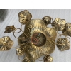 1970′ Applique Ou Plafonnier Au Feuillage Maison Jansen en Laiton 1 Ampoule | Biron 1970′ Applique Ou Plafonnier Au Feuillage Maison Jansen en Laiton 1 Ampoule