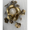 1970′ Applique Ou Plafonnier Au Feuillage Maison Jansen en Laiton 1 Ampoule | Biron 1970′ Applique Ou Plafonnier Au Feuillage Maison Jansen en Laiton 1 Ampoule