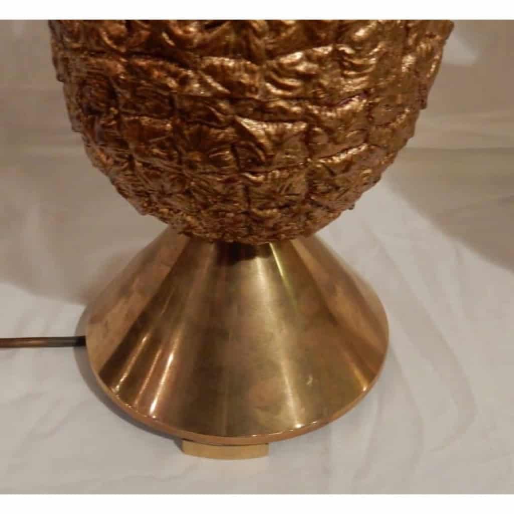 1970′ Paire de Lampes Ananas | Biron 1970′ Paire de Lampes Ananas