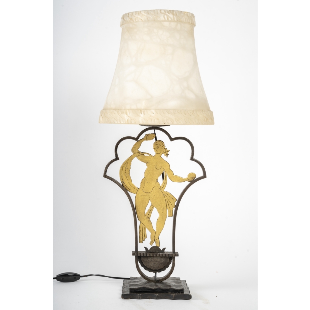 RARE LAMPE D ‘EDGAR BRANDT | Biron |||||||||||