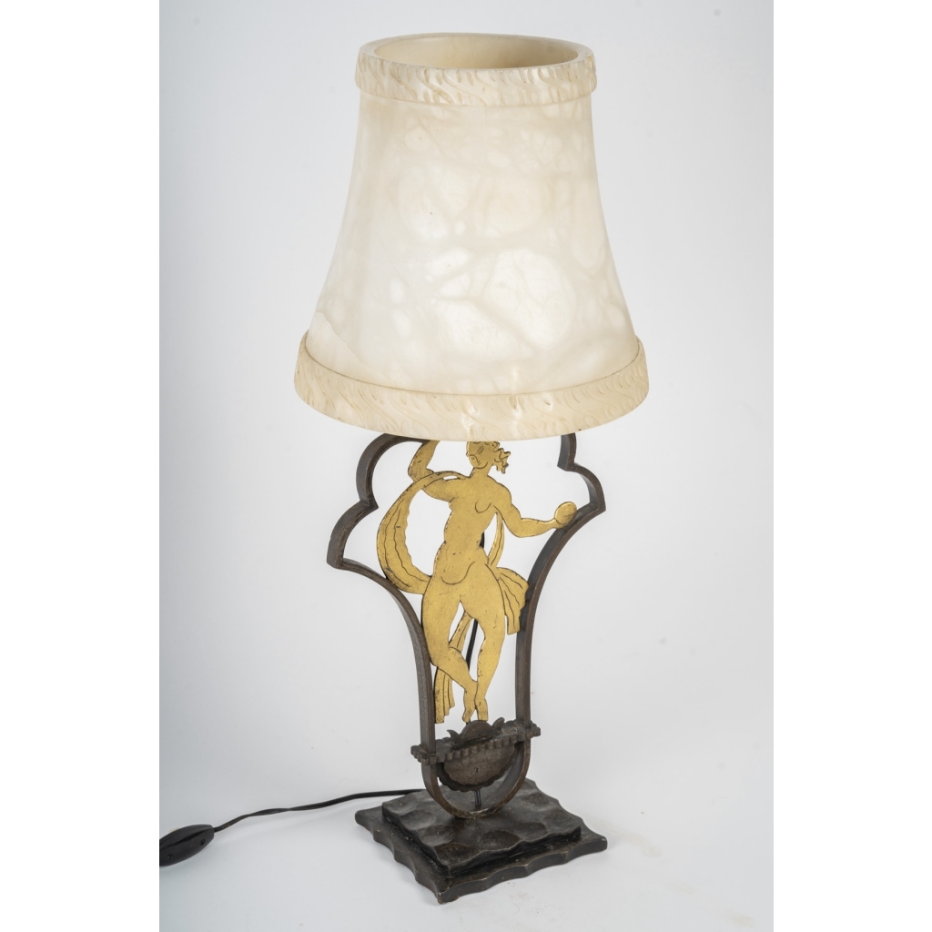 RARE LAMPE D ‘EDGAR BRANDT | Biron RARE LAMPE D 'EDGAR BRANDT