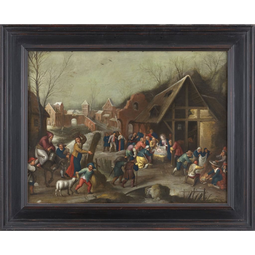 L’Adoration des bergers – Anvers, première moitié du 17e siècle. | Biron ||||||||