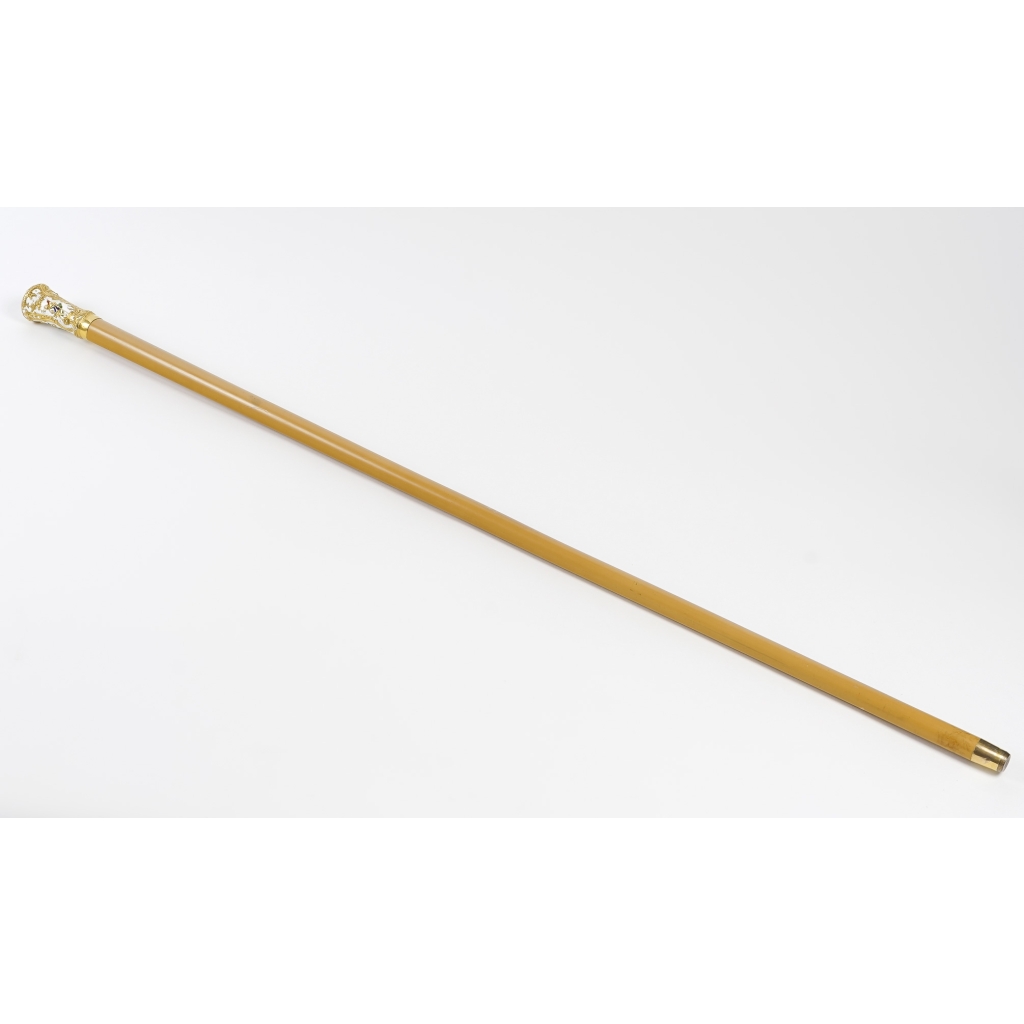 Canne d’homme – Walking stick – émail peint et or – Angleterre c. 1760 | Biron Canne d'homme - Walking stick - émail peint et or - Angleterre c. 1760