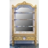 Vitrine De Style Louis XVI, d’époque N. 3, En Bois Sculpté, Doré à La Feuille D’or | Biron ||||||||||||